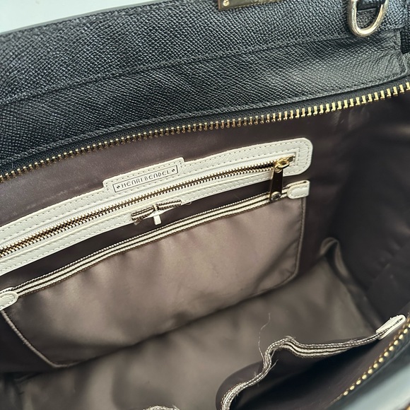 Henri Bendel “The Gotham Tote”, Black Leather - Picture 4 of 14